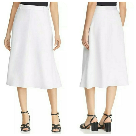 Koby Halperin Dakota White Lyocell Skirt - Picture 3 of 4